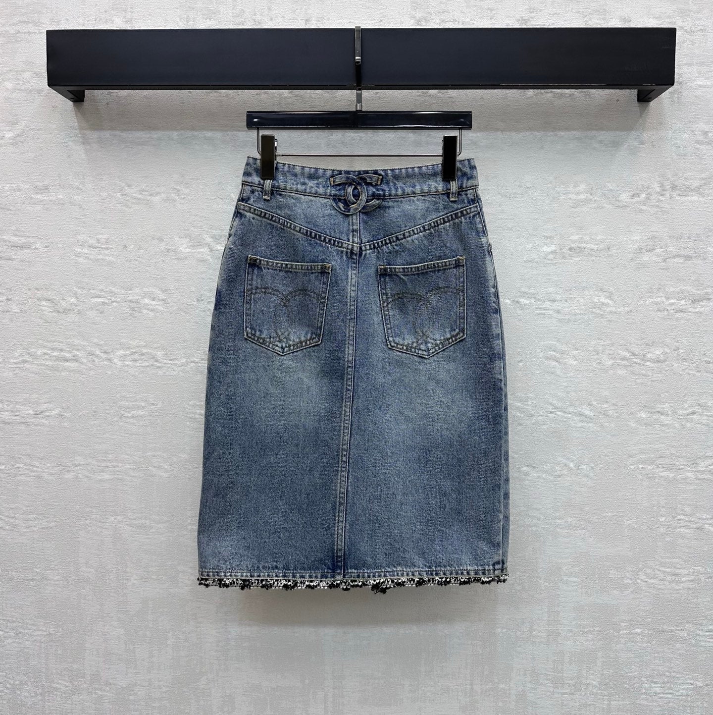 CC 26s Patchwork Midi Skirt Blue Denim 363947