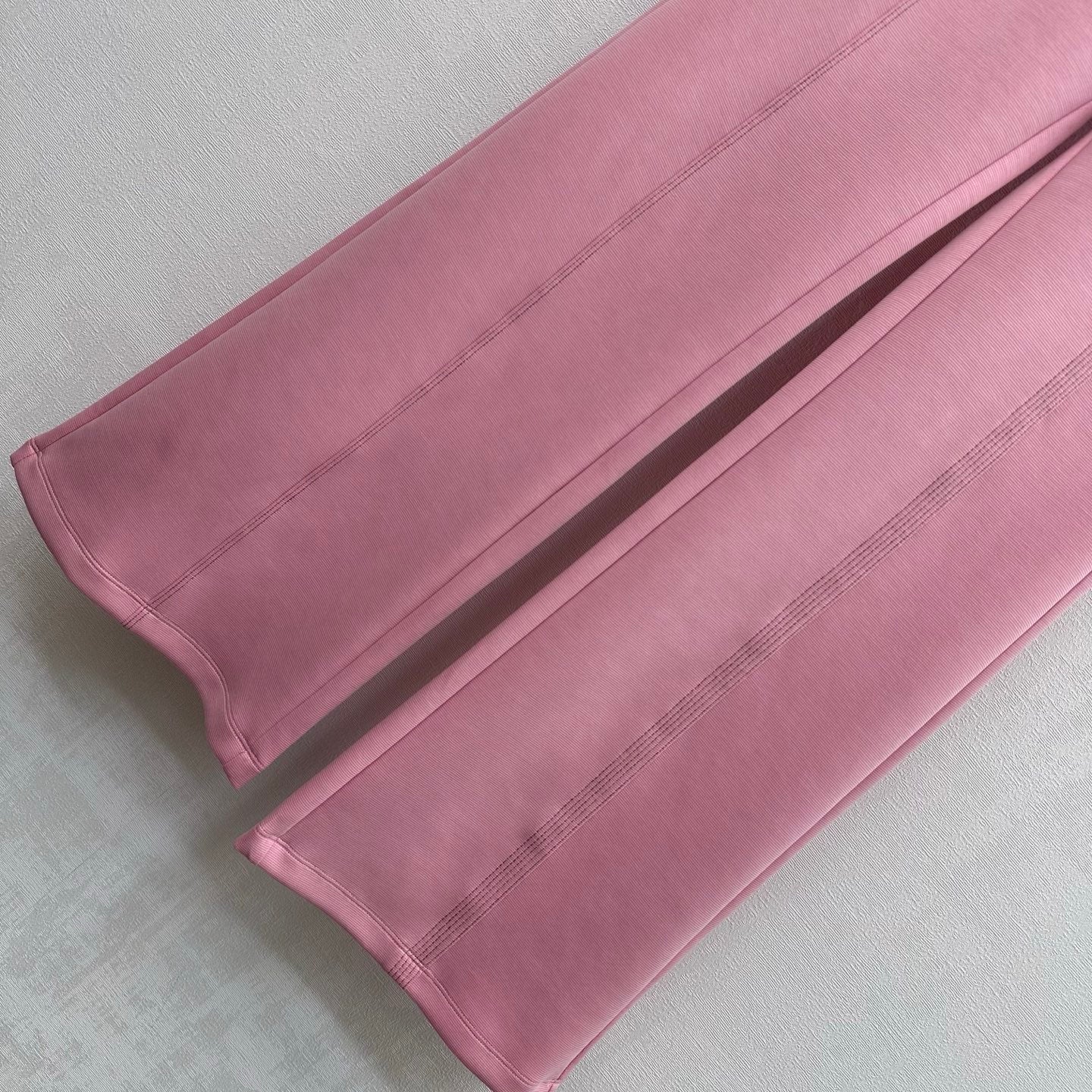 Miu 26s Drawstring Flared Trousers Pink Polyester 363801
