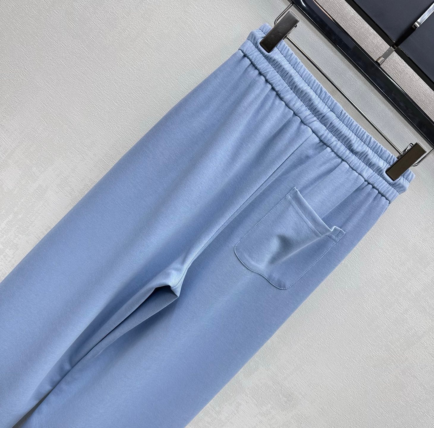 CC 2026 Straight-Leg Trousers Blue Tencel Cotton 366977