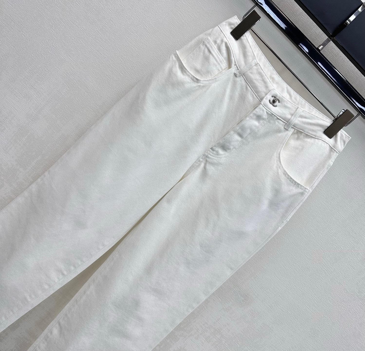 CC 26s Button-Up Jeans White Denim 366924