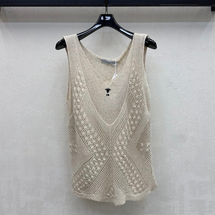 Dior 2026 Patchwork Knitted Vest Cotton 286665