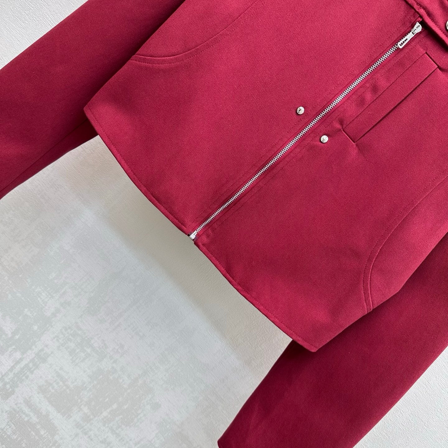 HM 26s Twill Jacket Red Cotton 378839