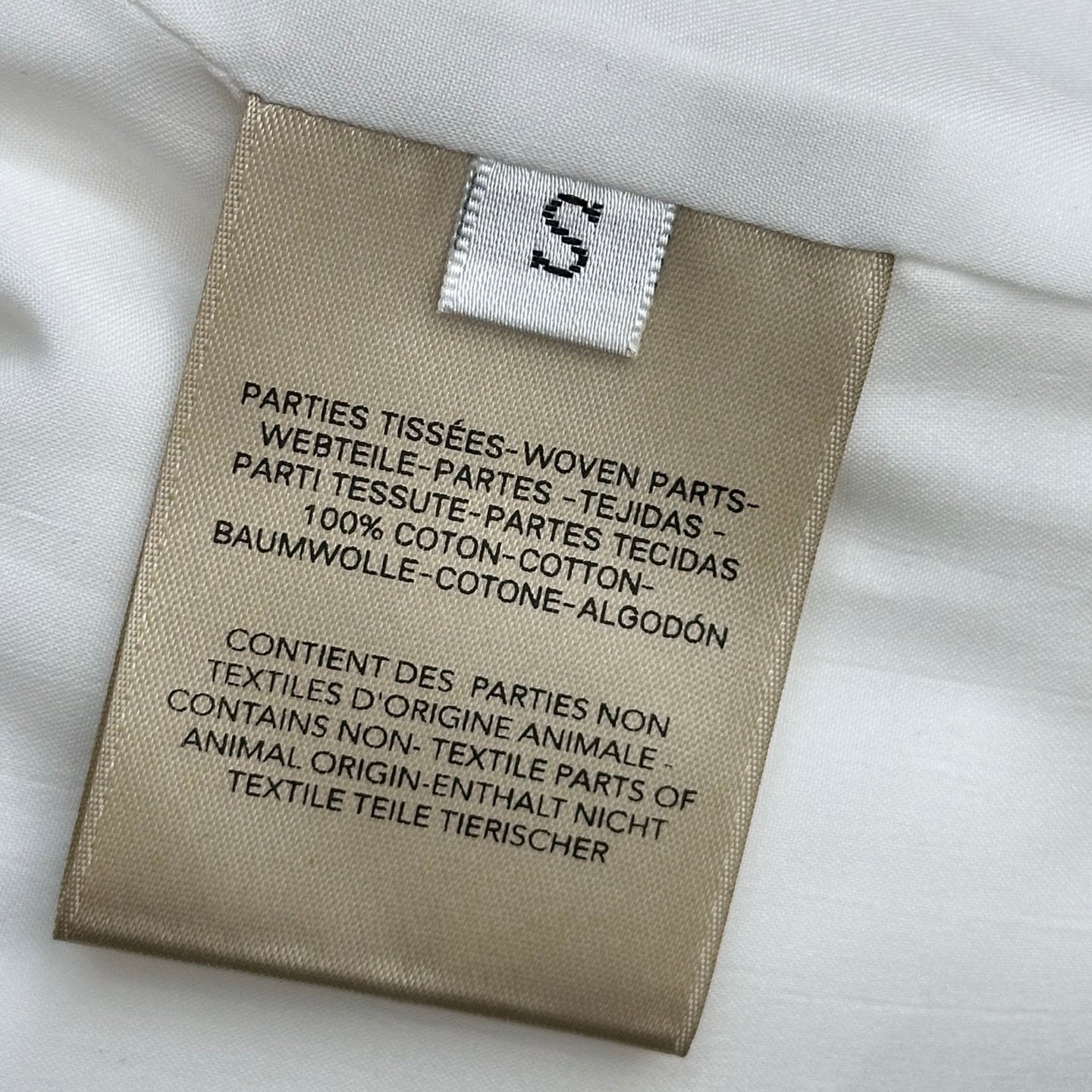HM 26s Twill Jacket White Cotton 378843