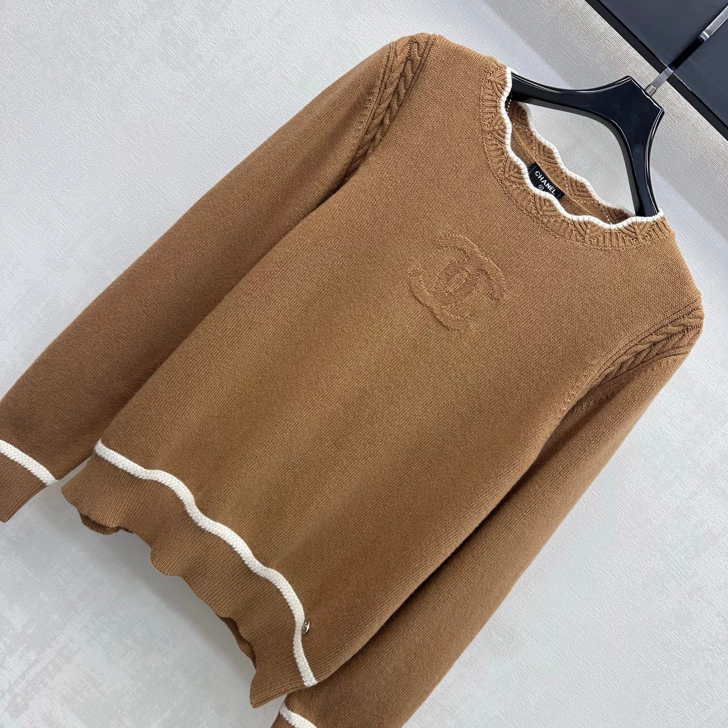 CC 26s Long-Sleeved Top Brown Wool 421302