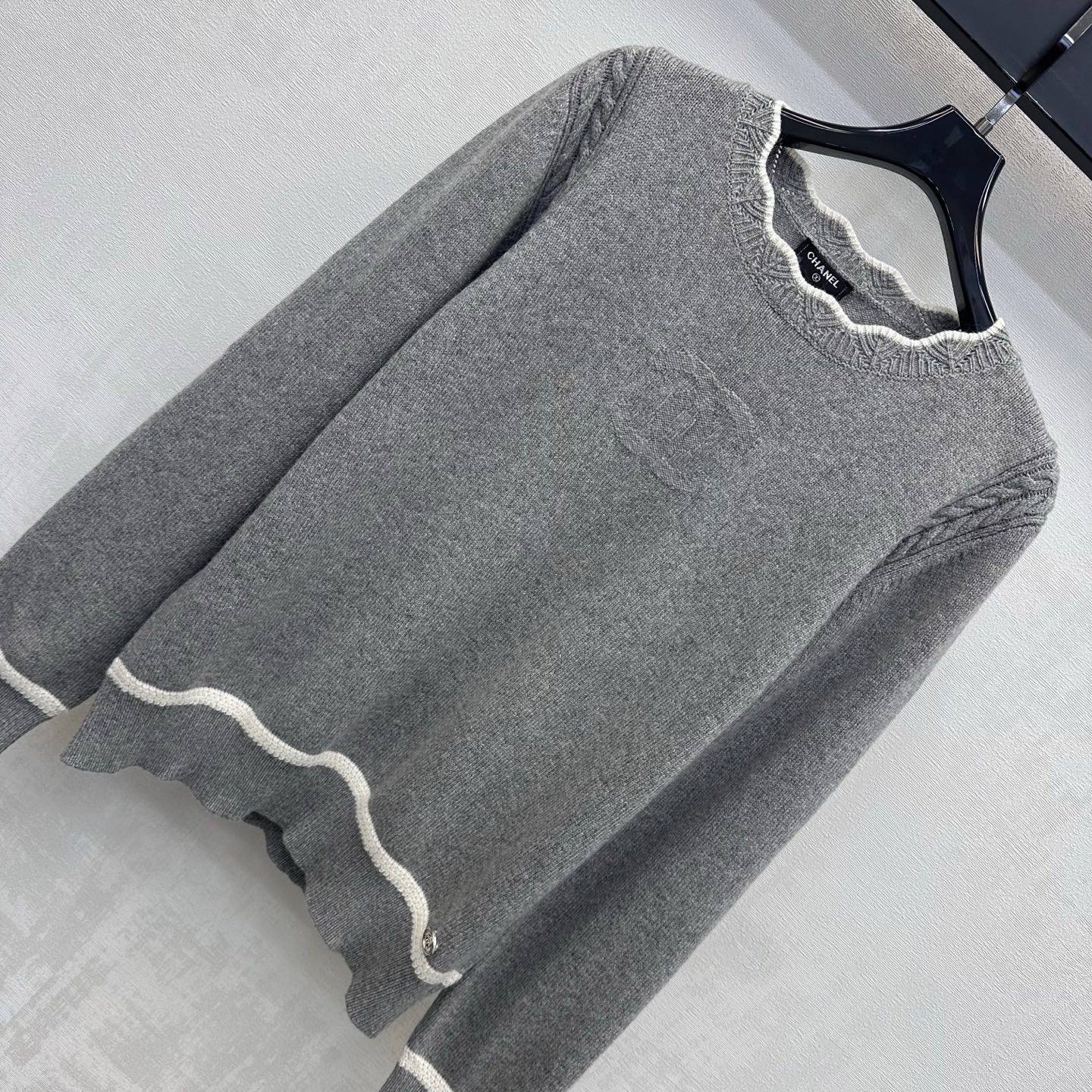 CC 26s Long-Sleeved Top Grey Wool 421300