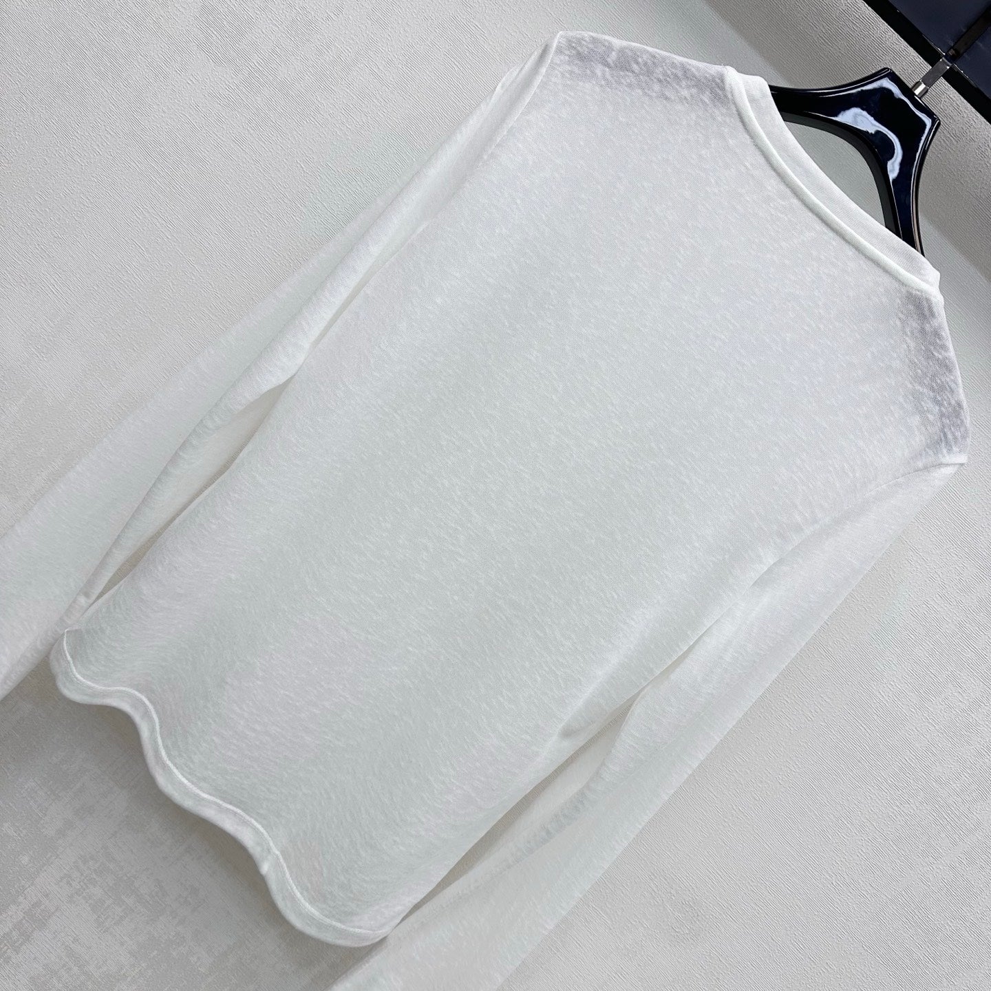 CD 26s Embroidered Slim Fit Long-Sleeve Black Cotton 422618