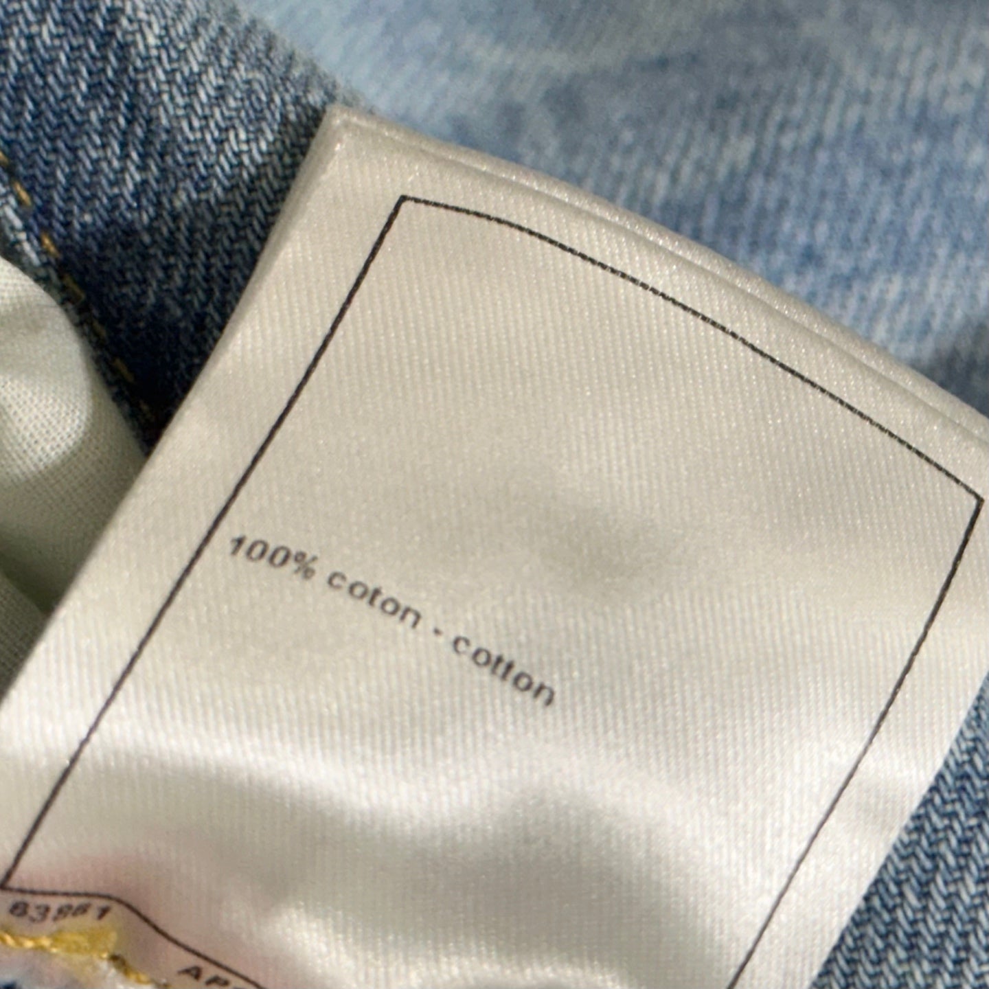 CC 26s Label Wide-Leg Jeans Light Blue Denim 422639