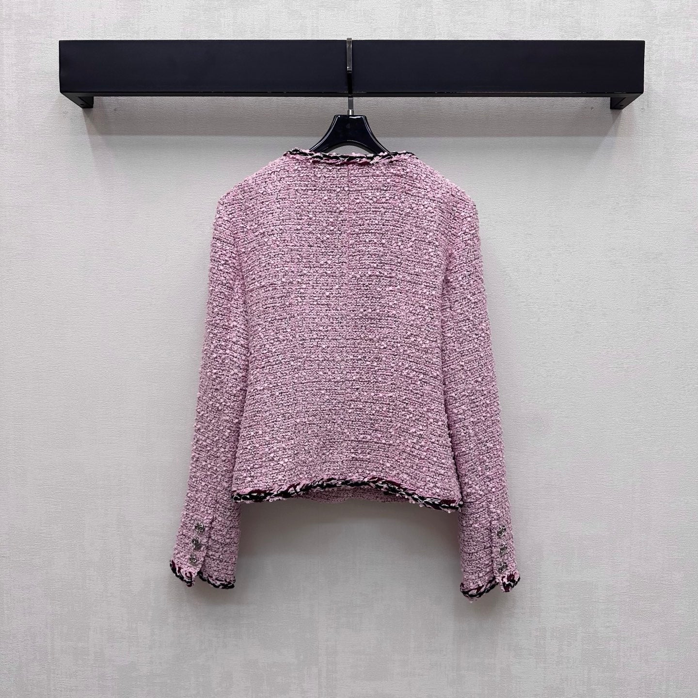 CC FW 2026 Jacket Pink Black White Tweed 423437