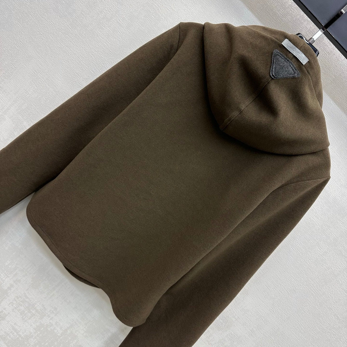 Prada 26s Half Zip Hooded Sweatshirt Multi-Blend