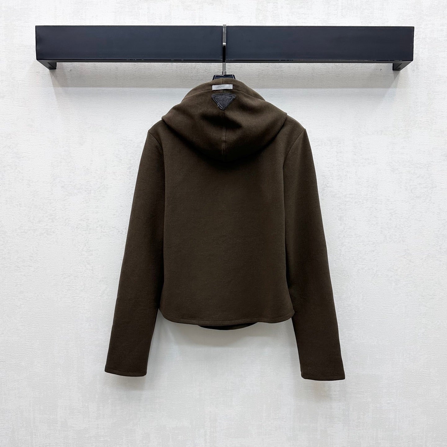 Prada 26s Half Zip Hooded Sweatshirt Multi-Blend