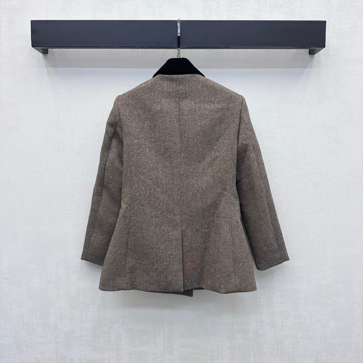 CD 26s Double Breasted Blazer Brown Cotton Wool 434138