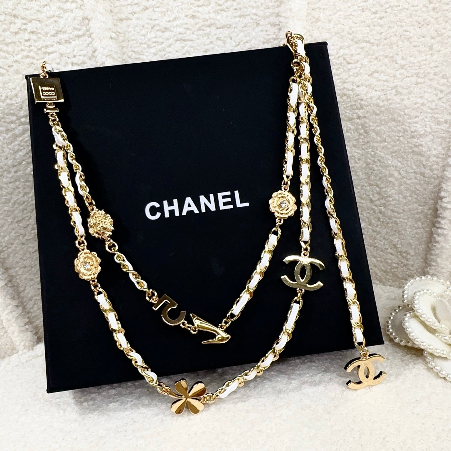 Chanel 2026 CC Logo Plaque Waist Belt 216564