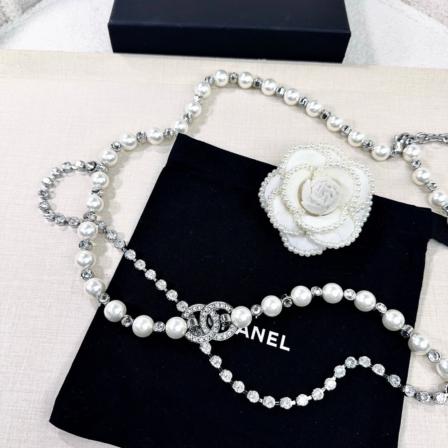 Chanel 2026 CC Logo Plaque Waist Belt 216574