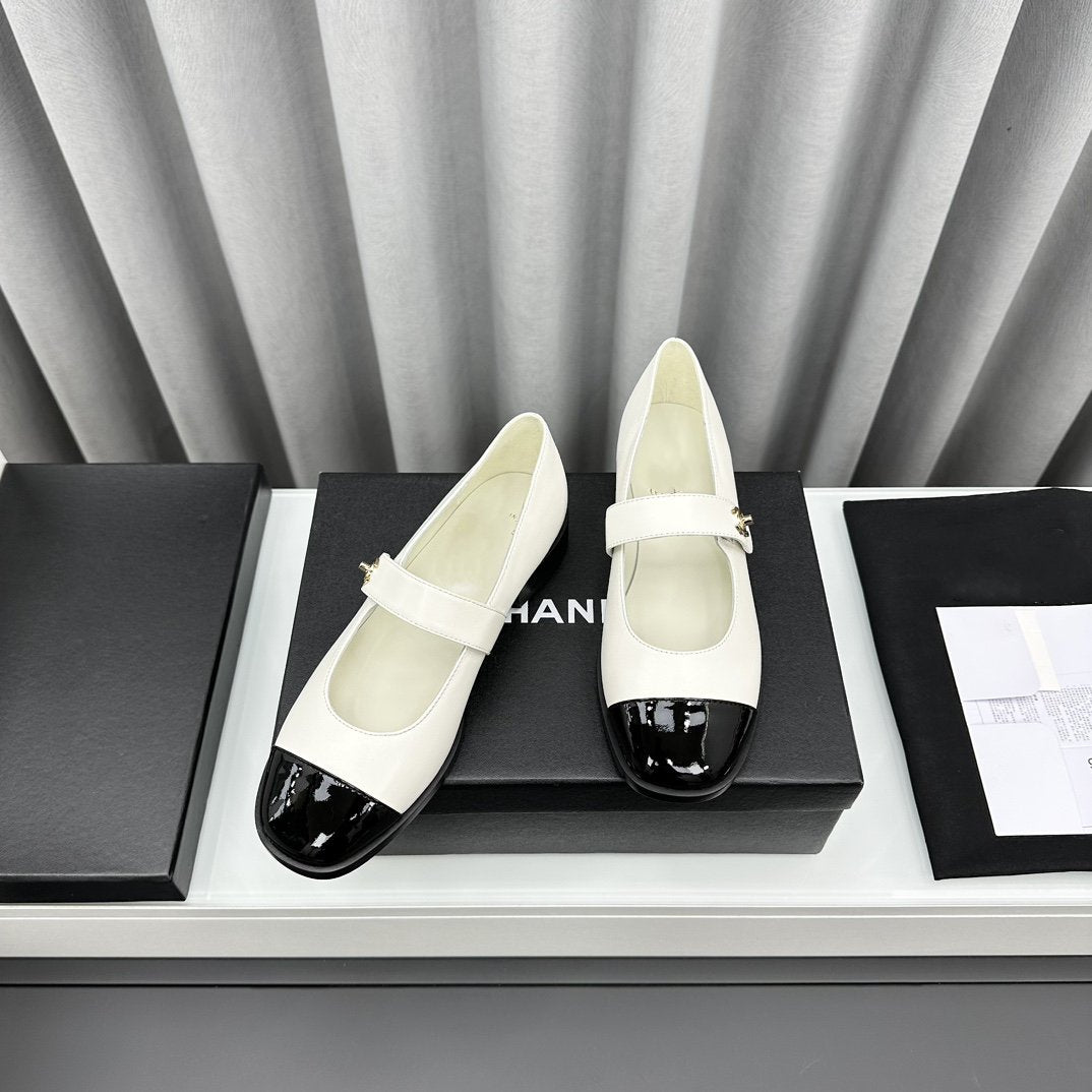 mary janes white black calfskin patent calfskin