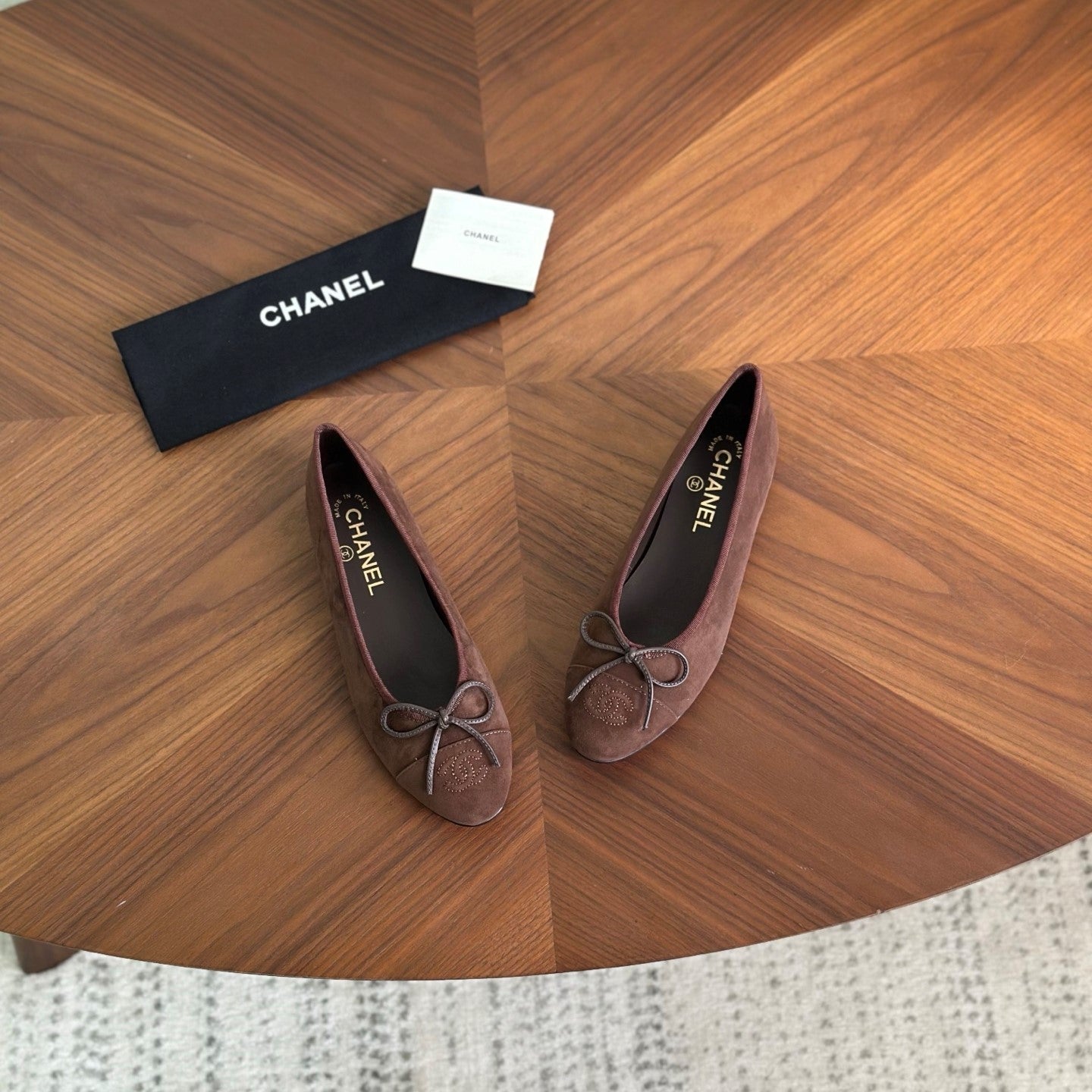 CC 26s Ballet Flat Coffee Suede 938188