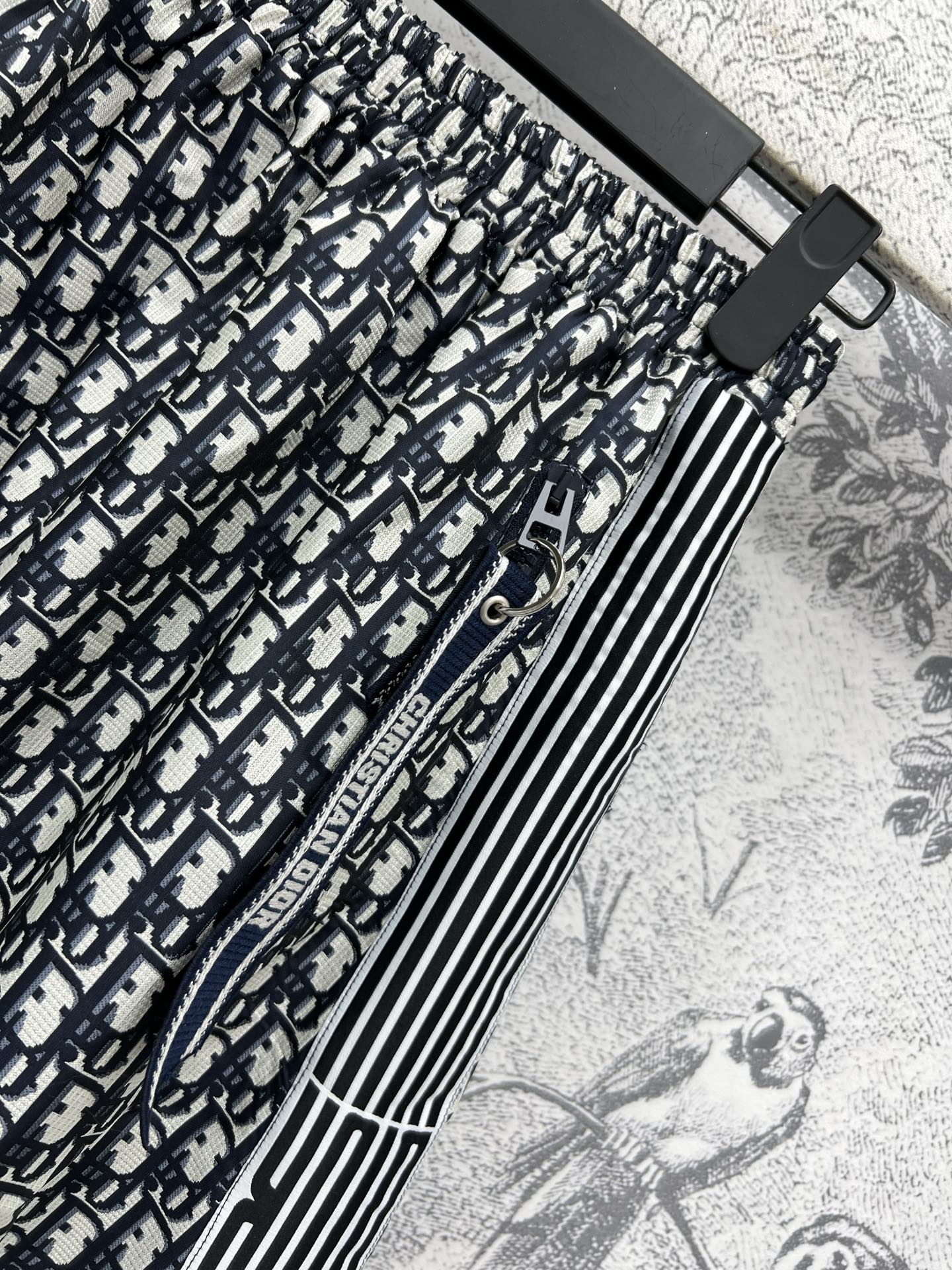 CD 25 Logo Long Skirt Black Polyester