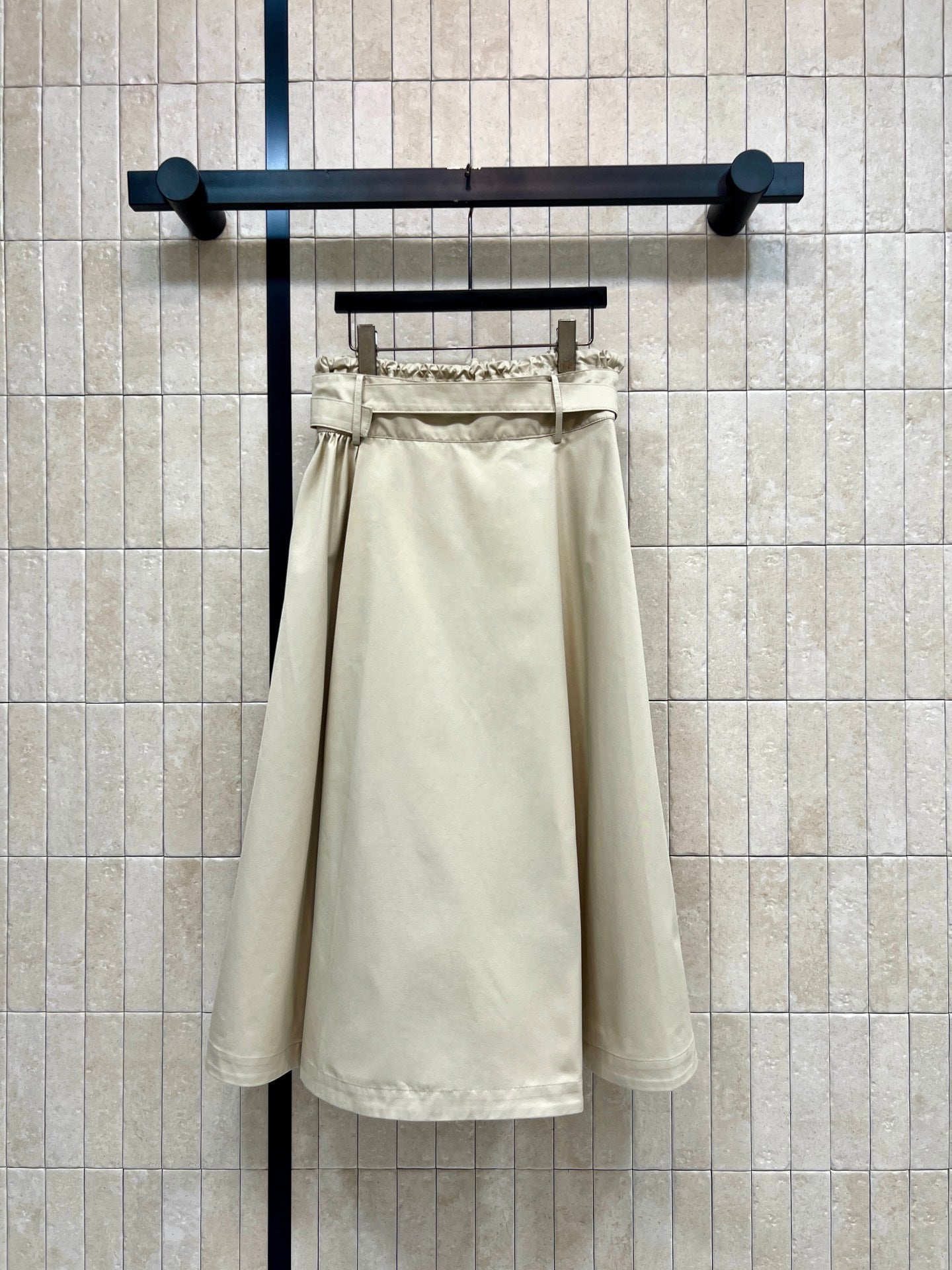 Loewe Skirts Khaki Polyester 402840