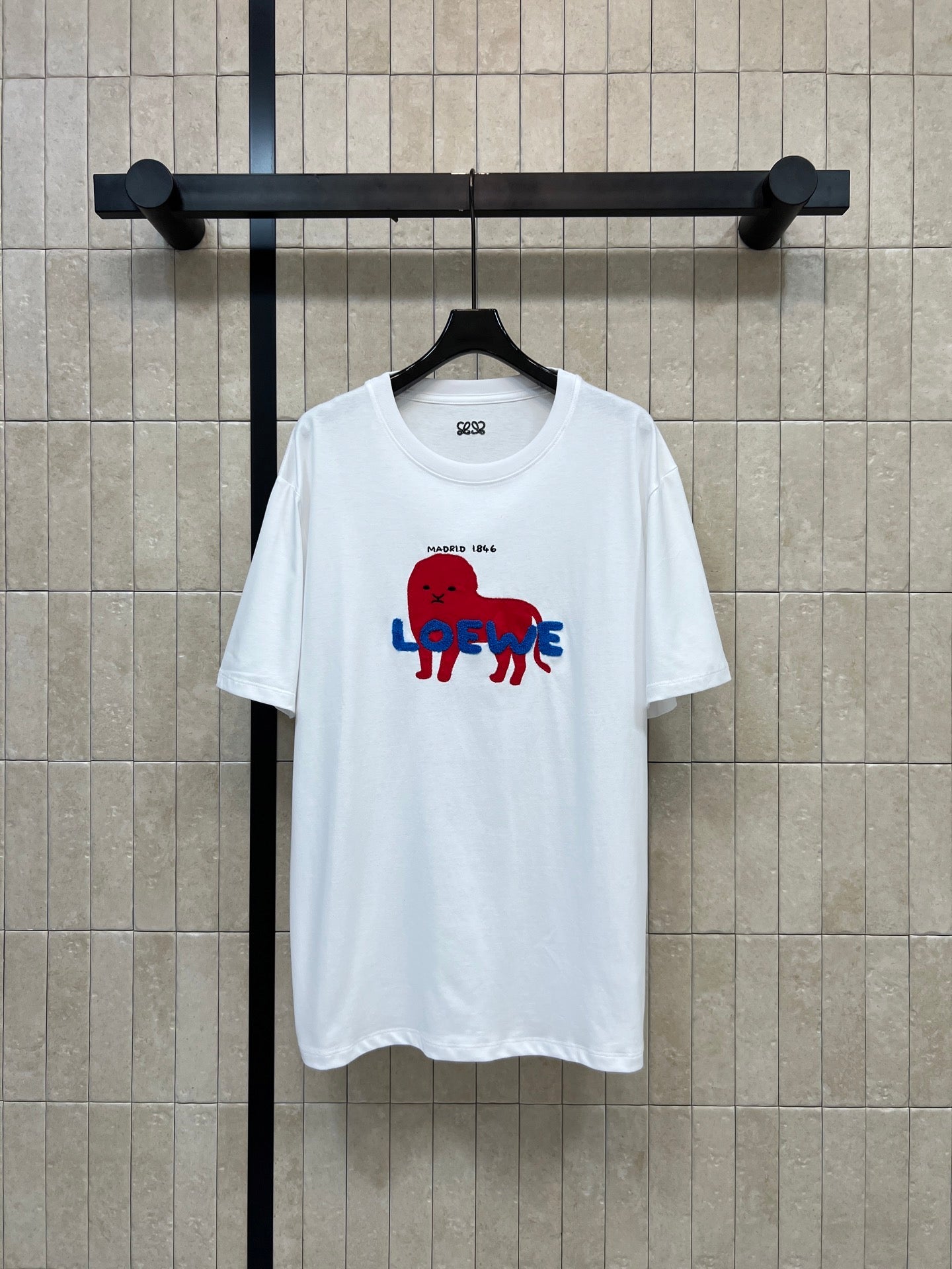 Loewe Relaxed Fit T-shirt White Cotton 402846