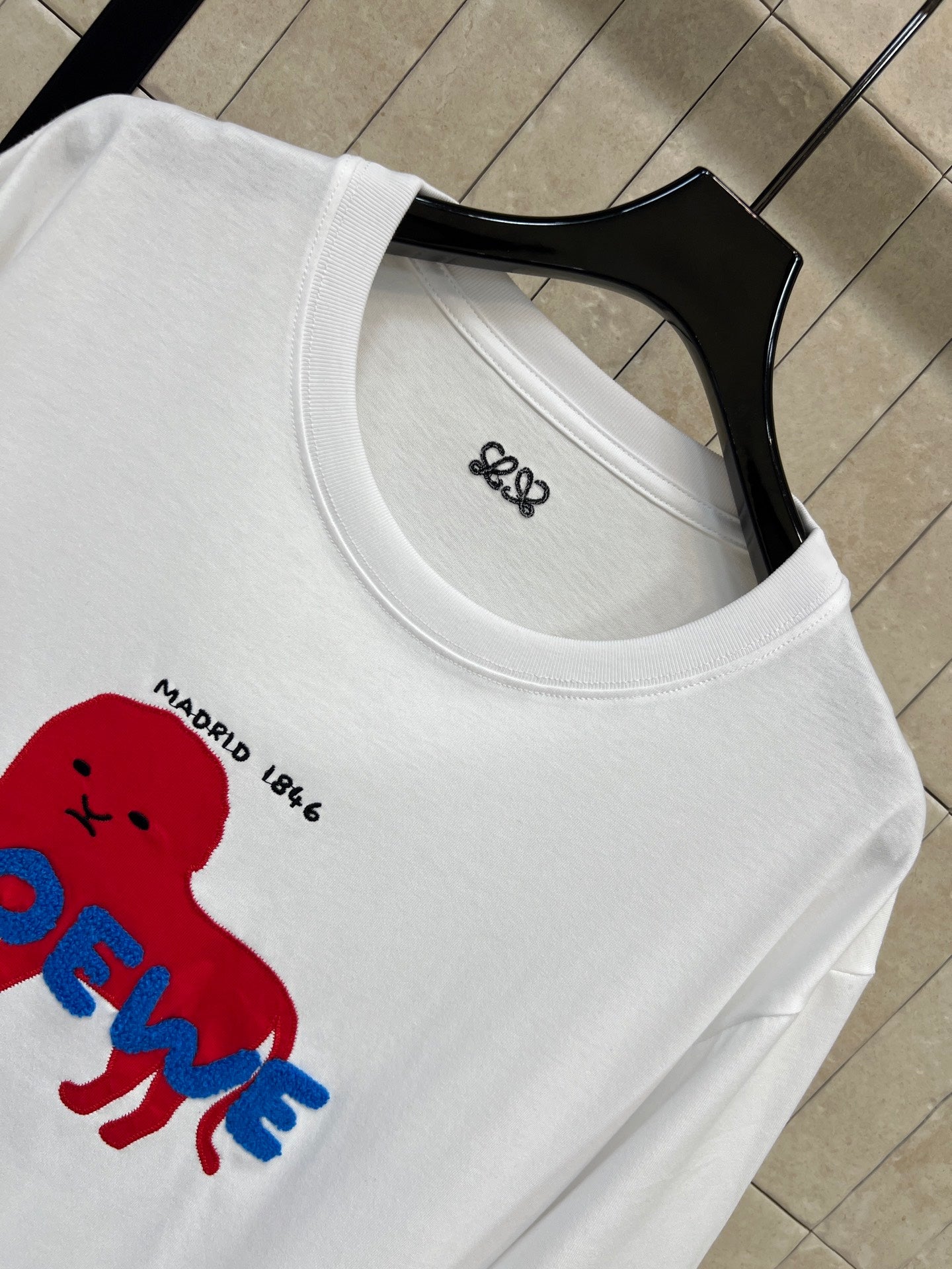 Loewe Relaxed Fit T-shirt White Cotton 402846
