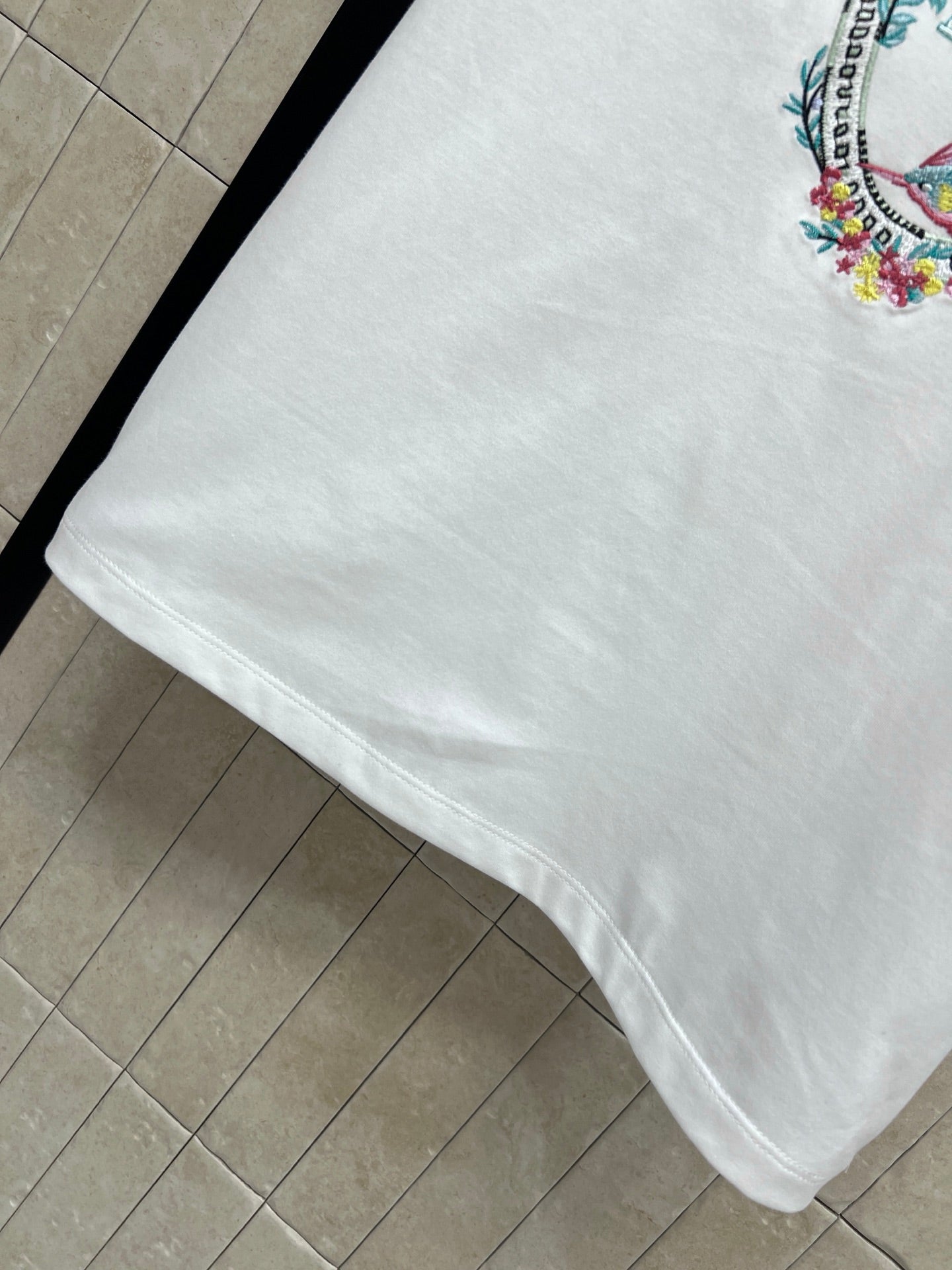 CD 26s Short-Sleeved T-Shirt White Cotton 412164