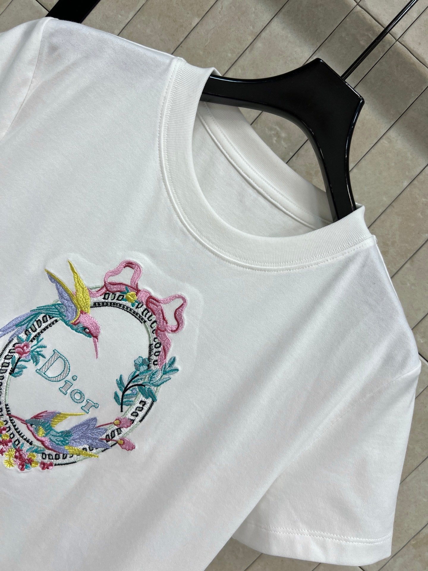 CD 26s Short-Sleeved T-Shirt White Cotton 412164