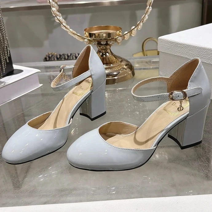 Dior 2026 High-Heeled Slingbacks 85mm Patent Leather 951371