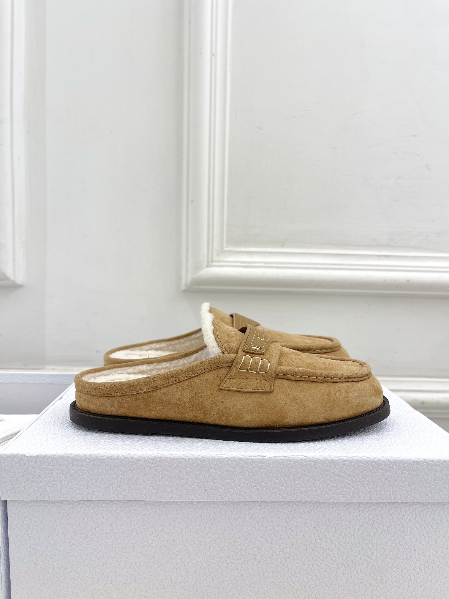 CD Boy Mule Light Brown Suede