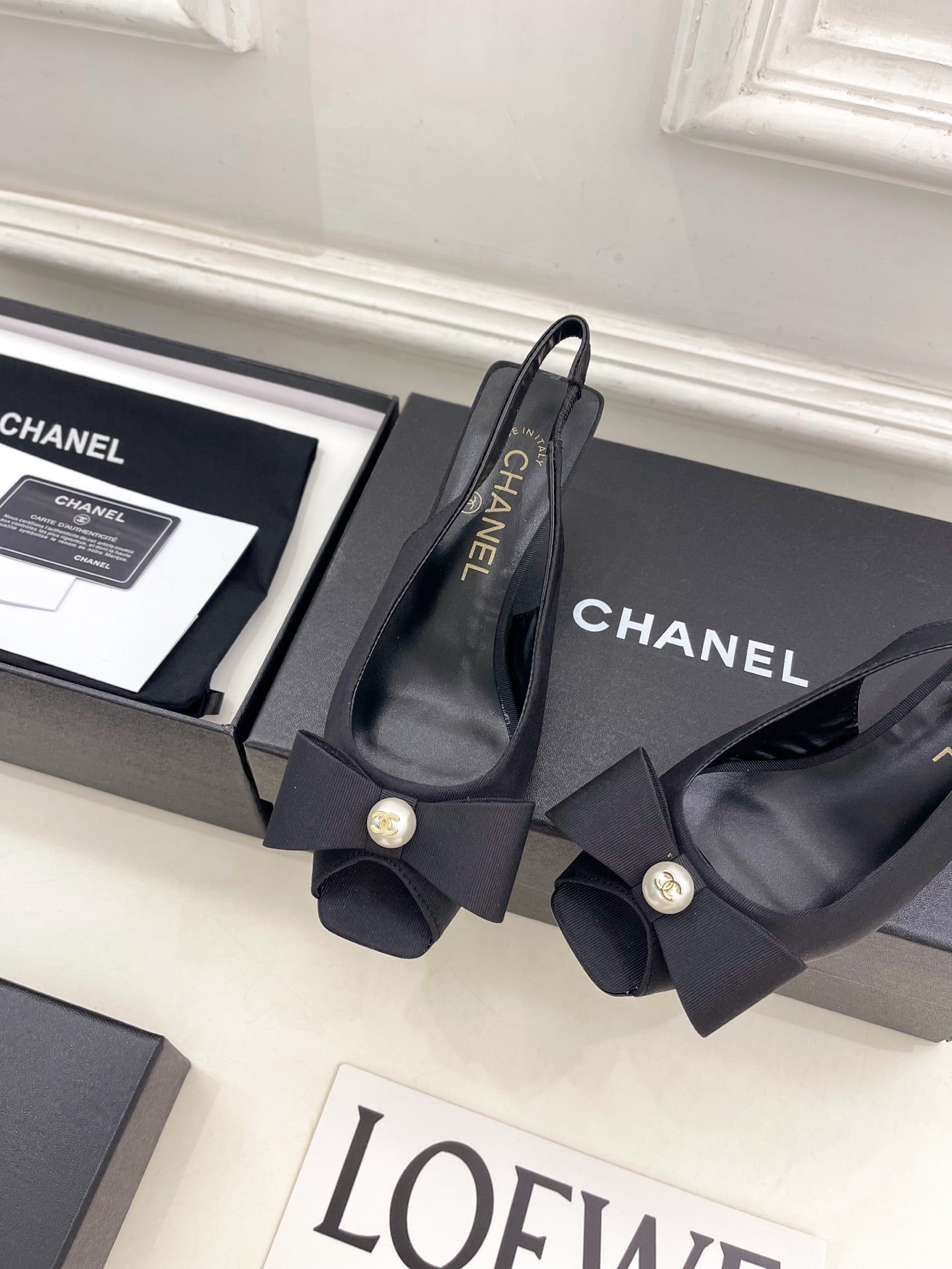 CC 26s Classic Toe High-Heeled Sandals 5.5cm Black Canvas 891631
