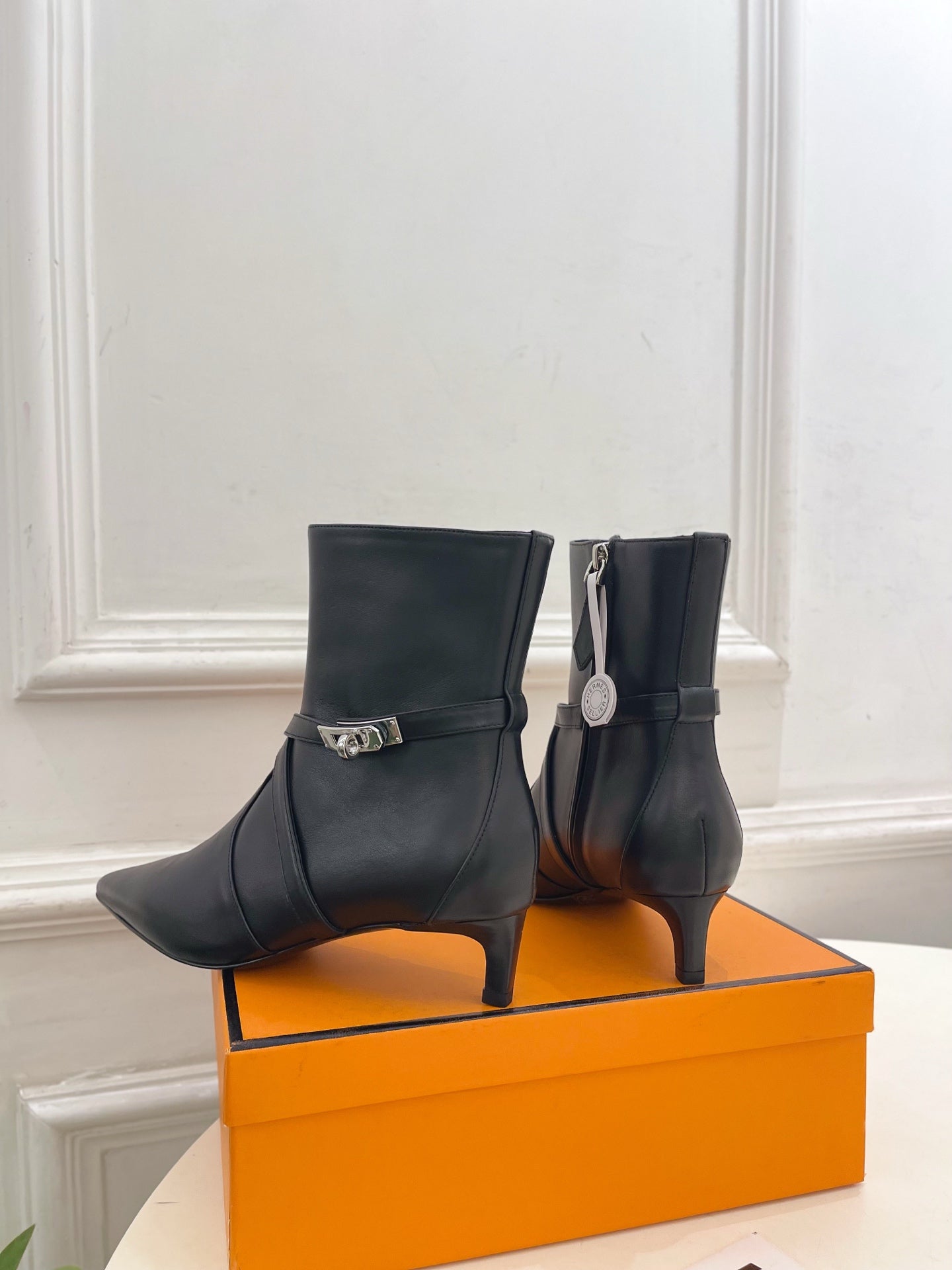 HM 26s Nice 40 Ankle Boot Black Lambskin 947288