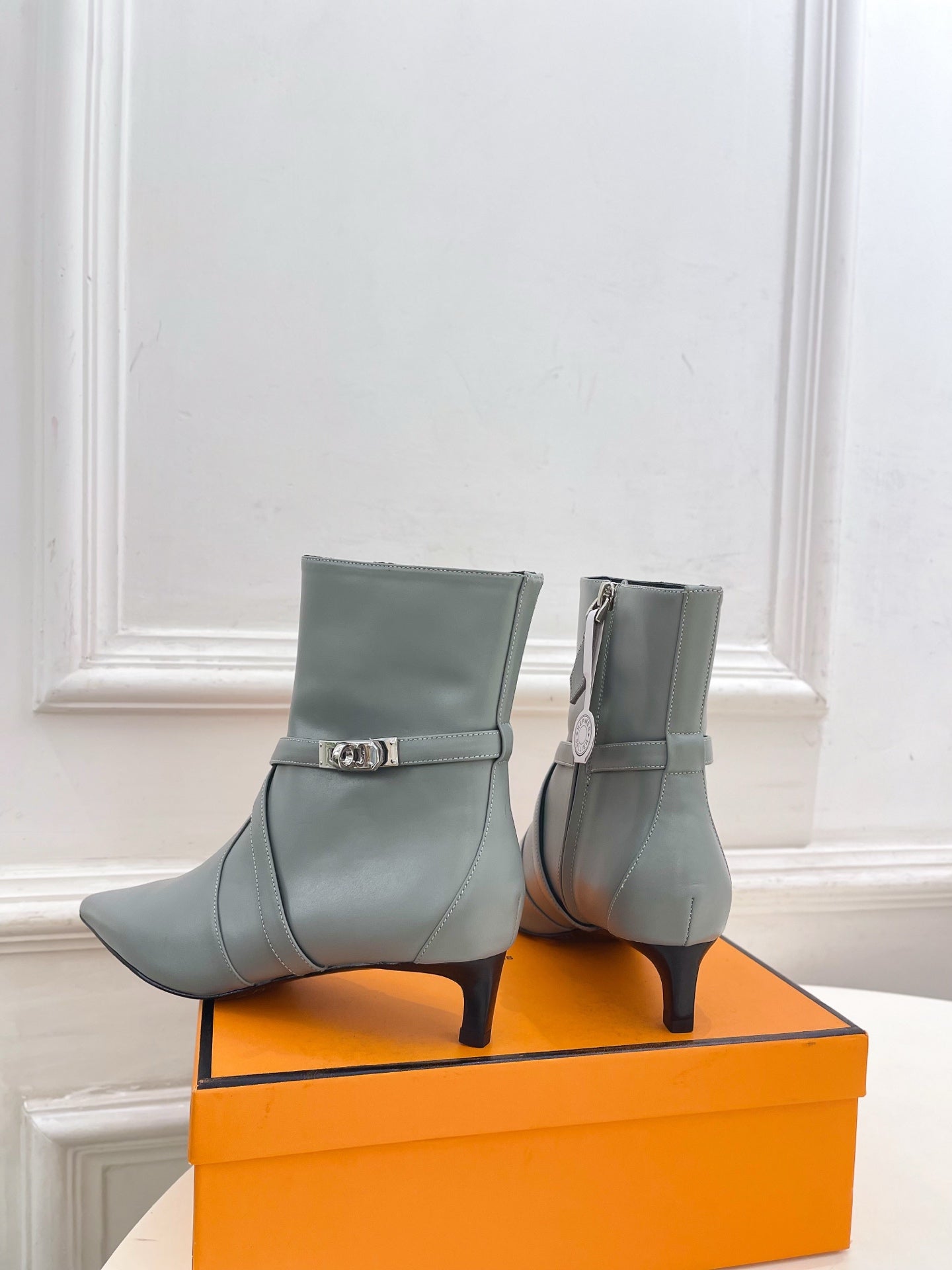 HM 26s Nice 40 Ankle Boot Grey Lambskin 947290