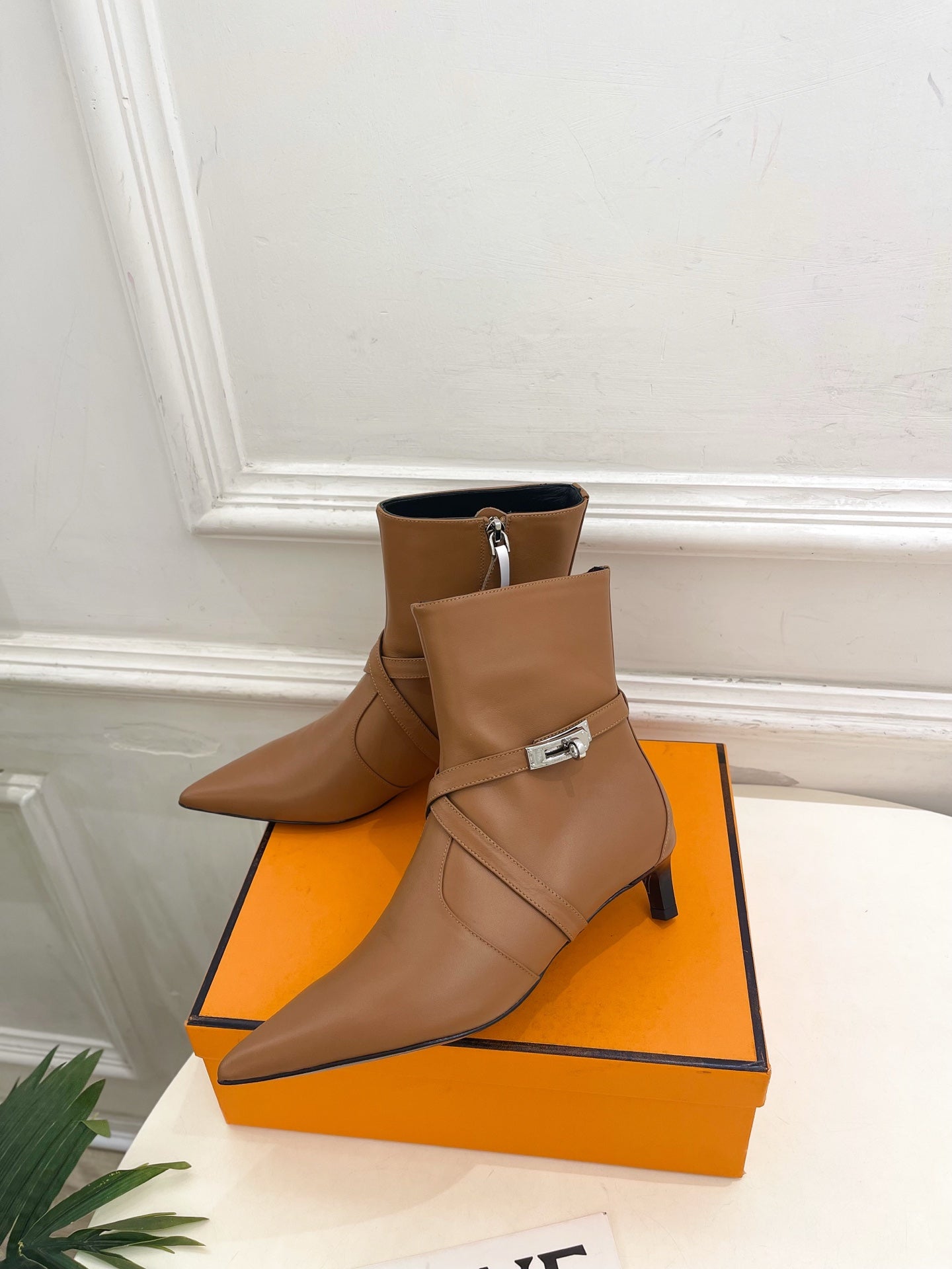 HM 26s Nice 40 Ankle Boot Camel Lambskin 947291