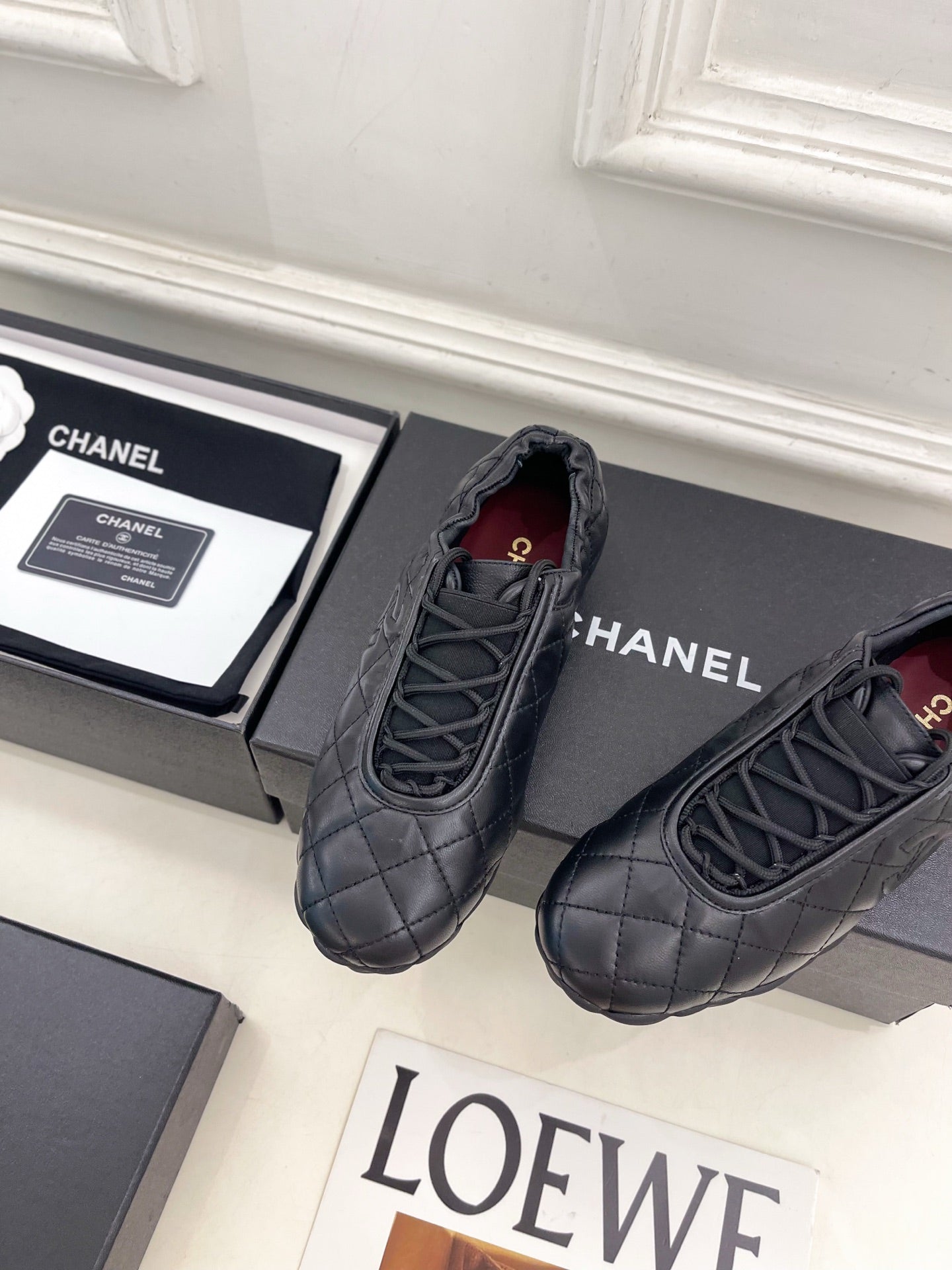 CC 26s Sneakers Black Quilted Lambskin 946988