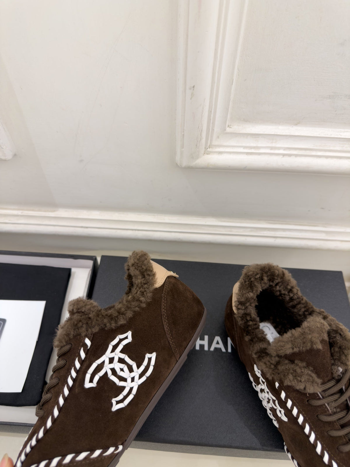CC 26s Sneakers Brown Shearling Suede 164879