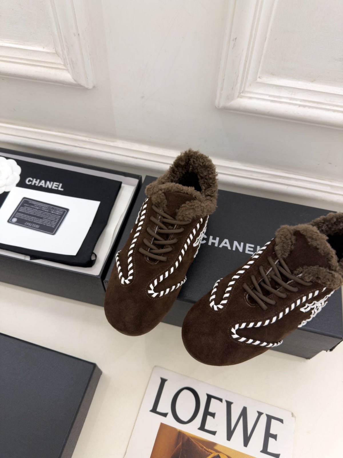 CC 26s Sneakers Brown Shearling Suede 164879