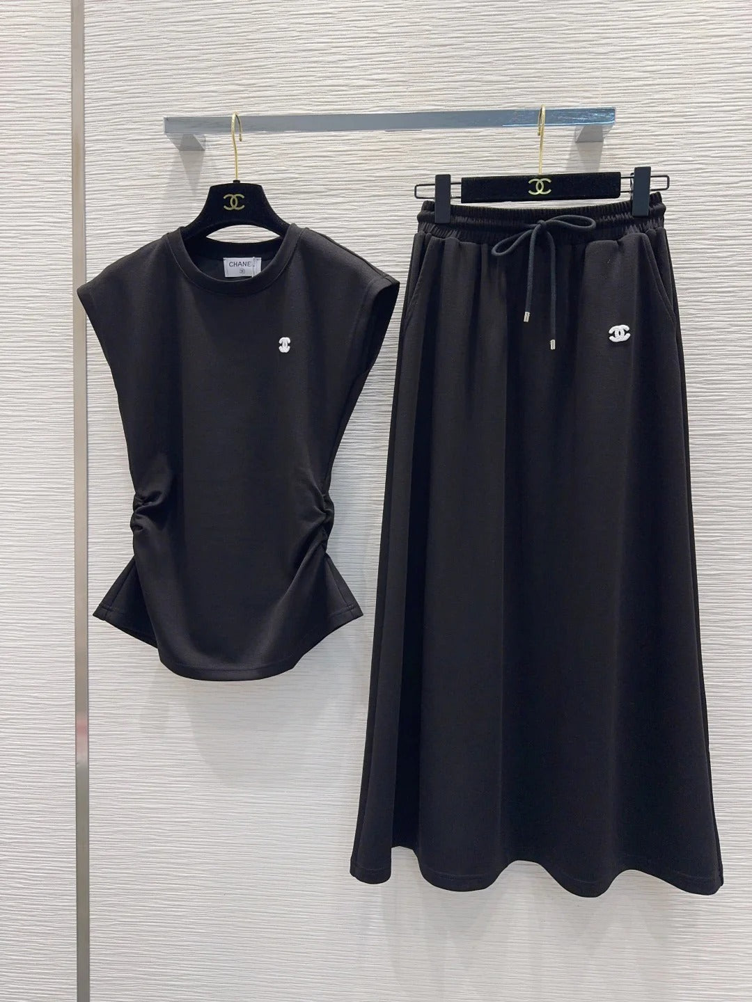 Chanel 2026 Set Black and White Cotton 133225