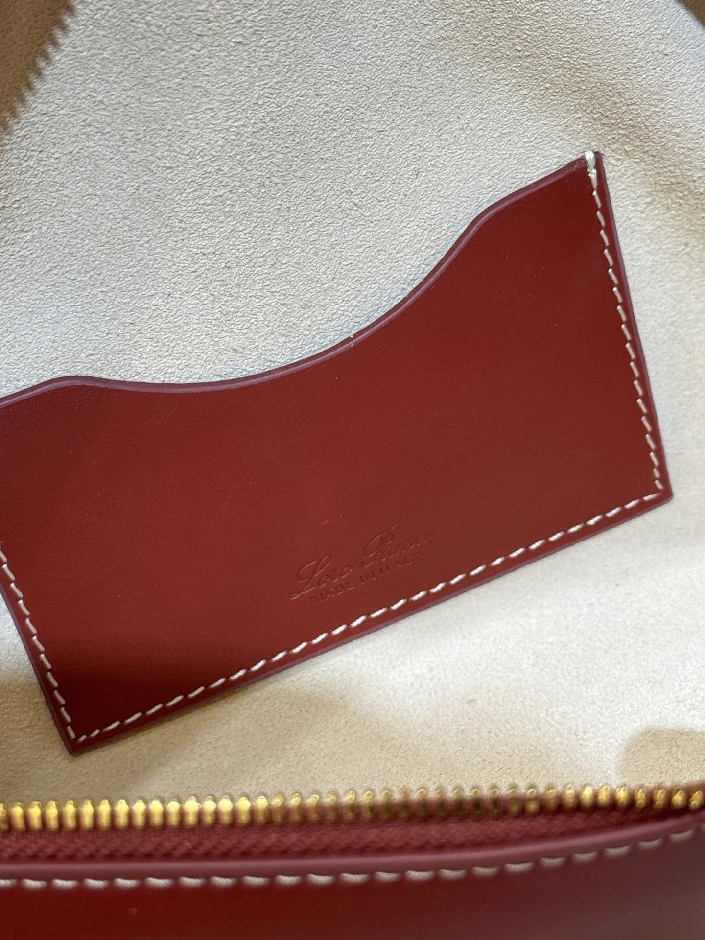 LP Extra Bag 23cm Deep Kummel Calfskin
