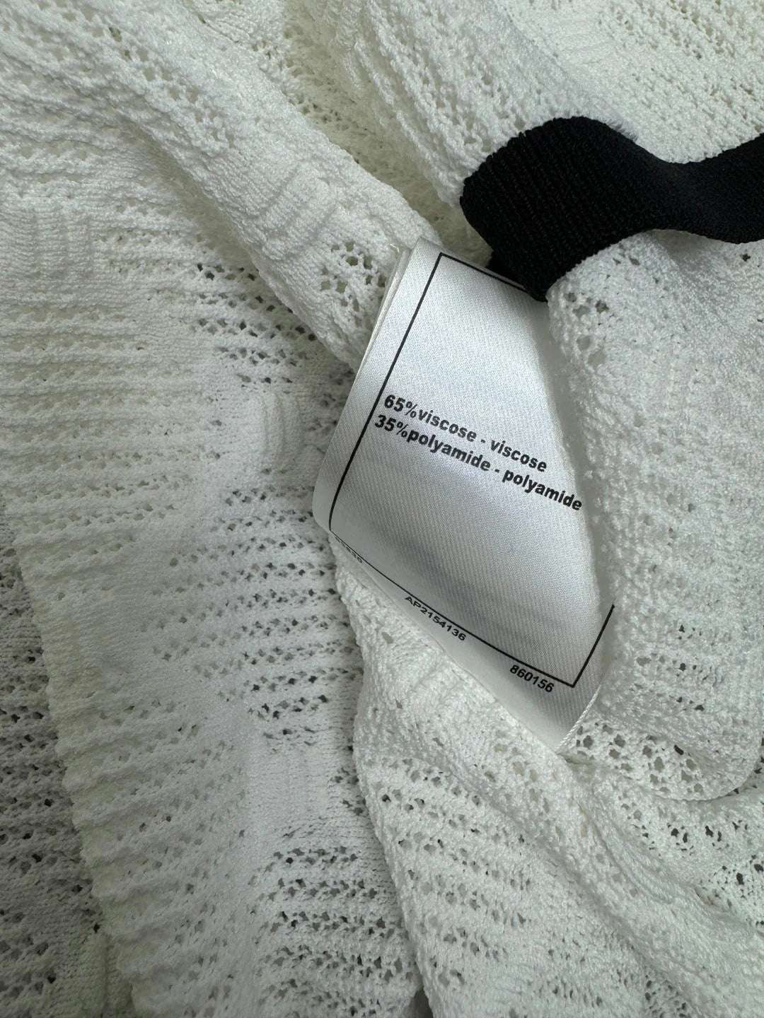 CHANEL 25S DIAMOND HOLLOW KNIT VEST 264033