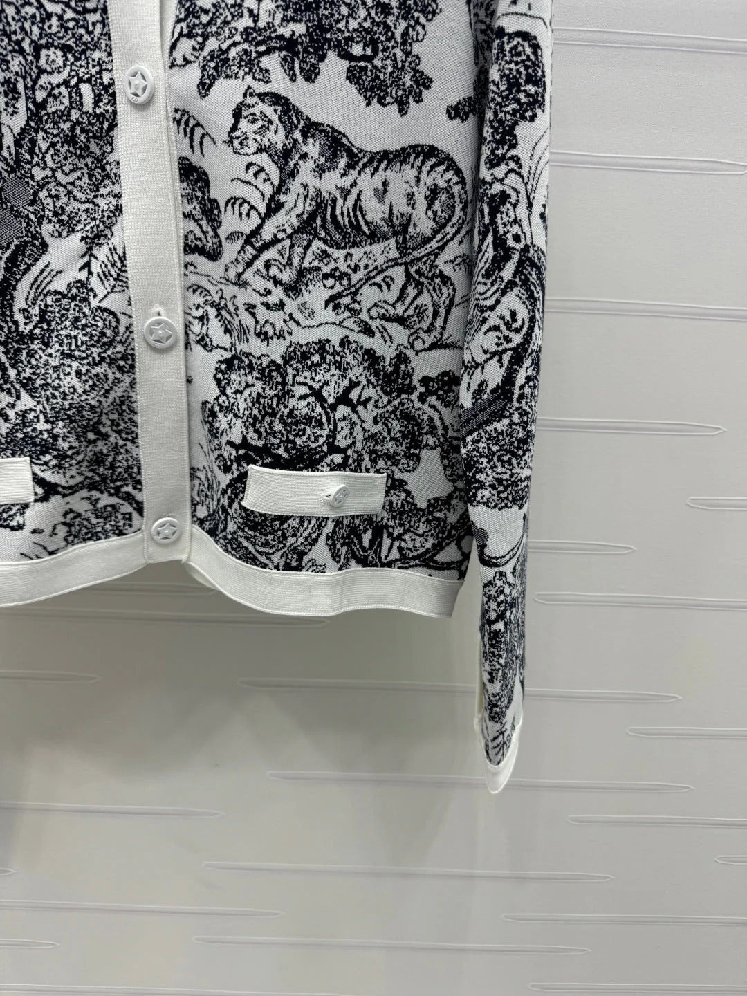DIOR JACQUARD KNIT CARDIGAN 274879