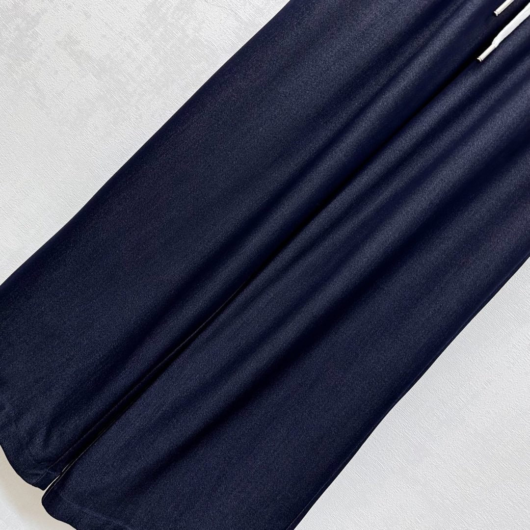 MIU 25S WIDE LEG PANTS WITH DRAWSTRING 264585