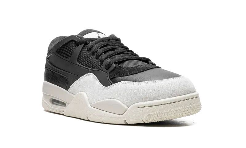 Nike Air Jordan 4 Black Ivory Suede Leather