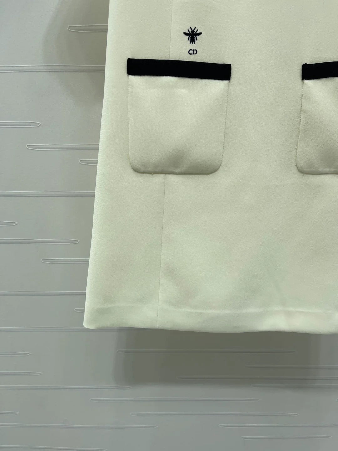 Dior 2026 Dress Cream Black Cotton Polyester