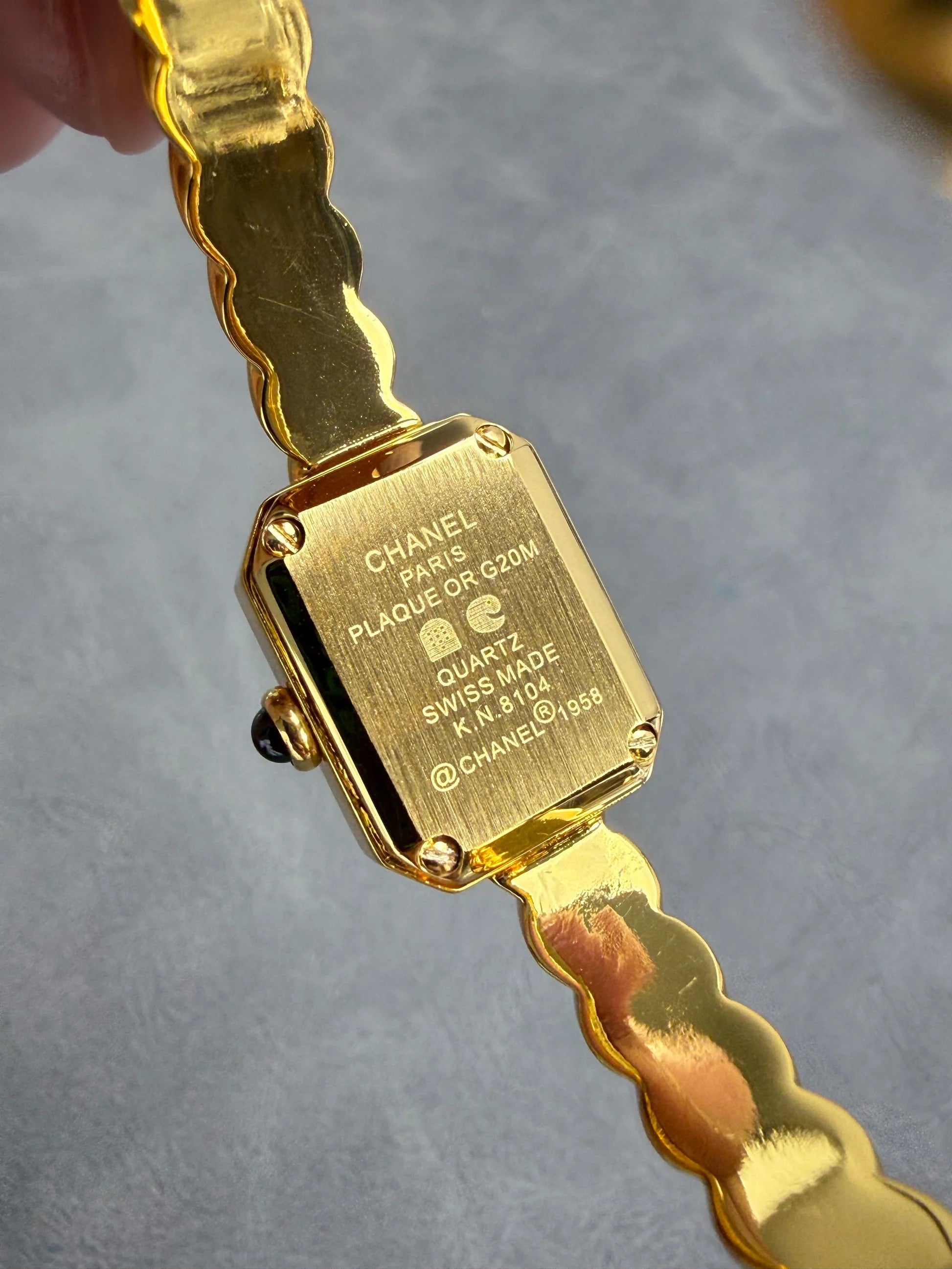 Chanel Premiere Galon Yellow Gold Watch