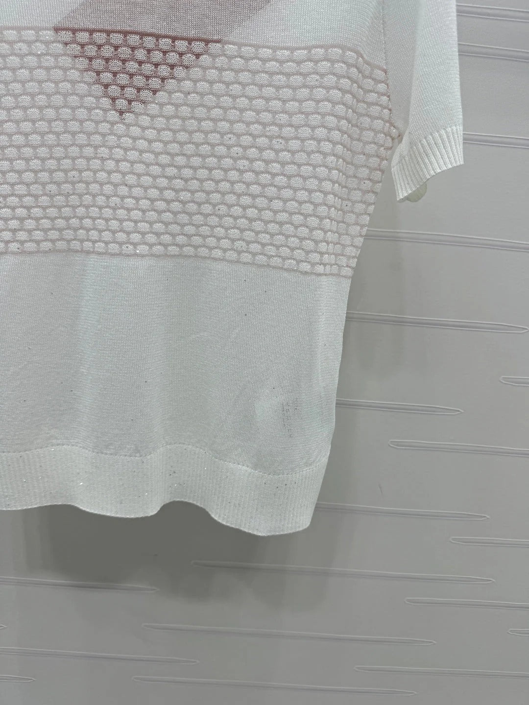 MIUMIU SHORT-SLEEVE EMBROIDERED LOGO T-SHIRT 269462