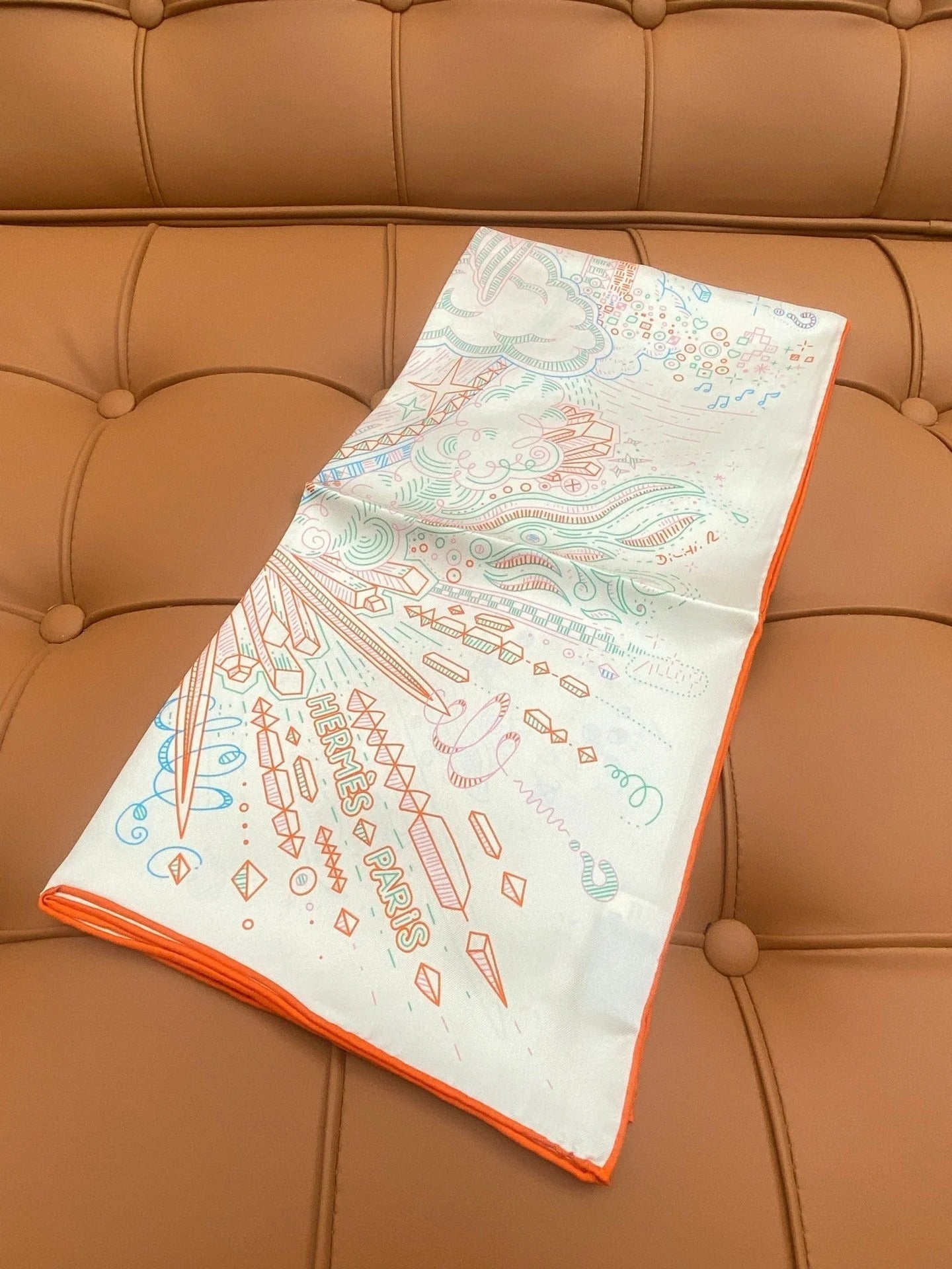 HERMES 25S SCARF 90 IN SILK 709689