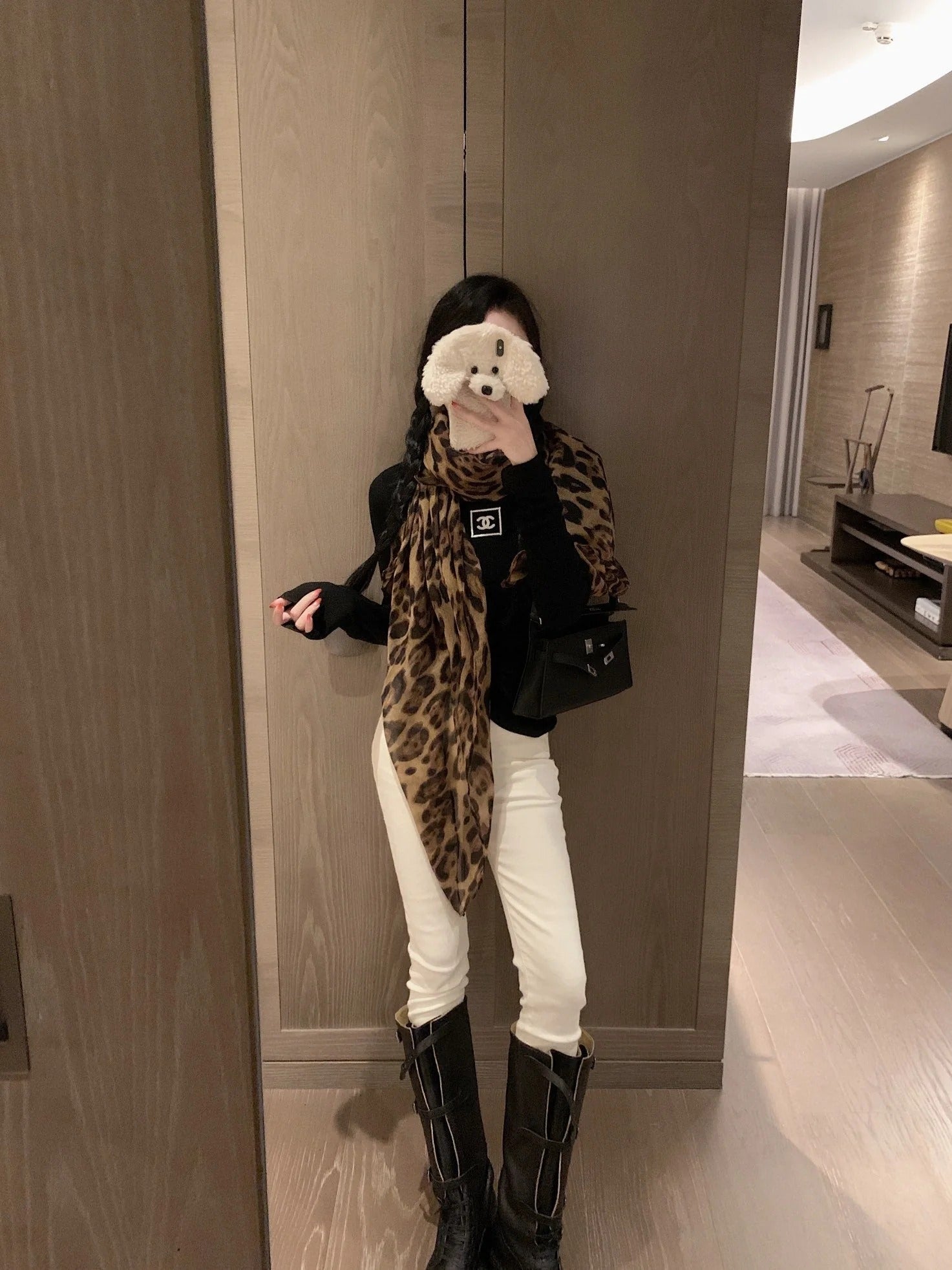 CHANEL 25S LONG SLEEVE T SHIRT STYLE 105