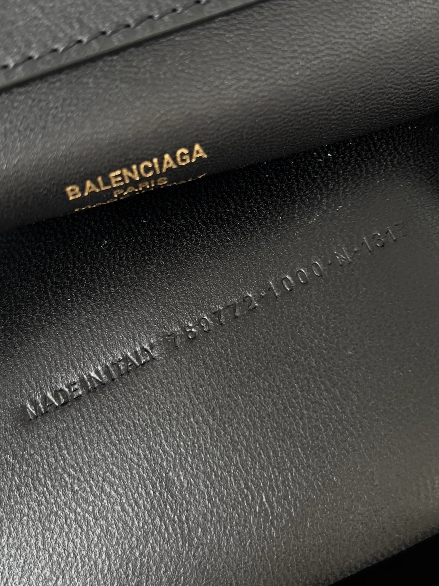 Balenciaga Large Rodeo Bag 40 Black Calfskin Gold Hardware
