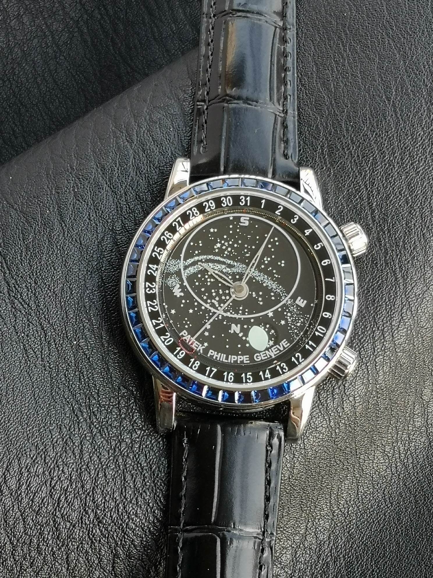 Patek Philippe Celestial Grand Complication 44mm Blue Gemstones Black Dial