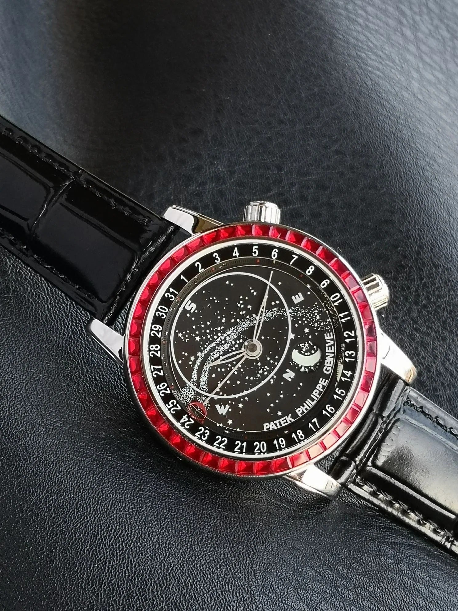 Patek Philippe Celestial Grand Complication 44mm Red Gemstones Black Dial