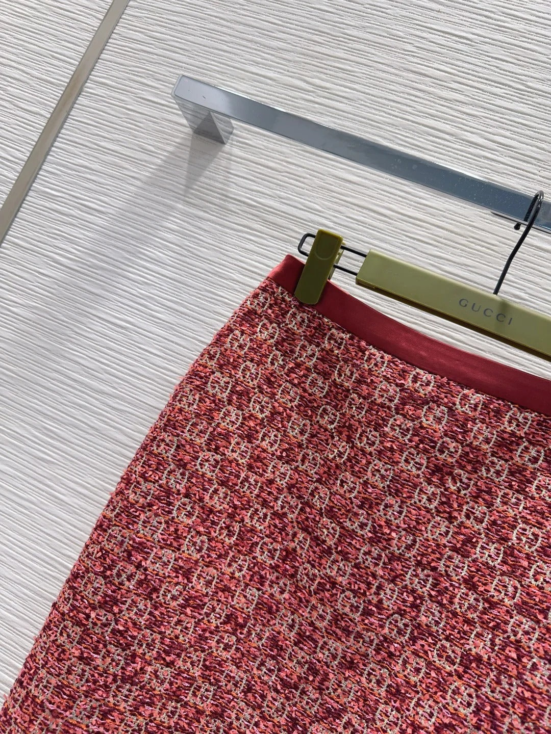 Gucci 2026 Long Midi Skirt Red Polyester 133162