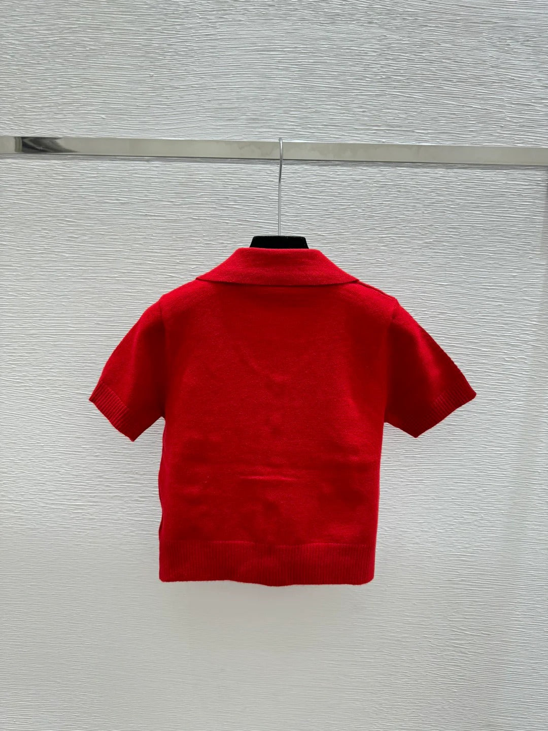 Chanel 2026 Short-sleeve Sweater Red Wool